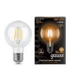 Лампа светодиодная Gauss LED Filament G95 6W E27 2700K(105802106)