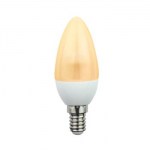 Лампа светодиодная Ecola Candle LED 4.2W E14 золотистый C4EG42ELC