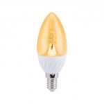 Лампа светодиодная Ecola Candle LED Crystal 4W E14 золотистый C4NG40ELC