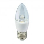Лампа светодиодная Ecola Candle LED Premium Crystal 6W E27 4000K C7QV60ELC
