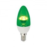 Лампа светодиодная Ecola Candle LED Color Crystal 3W E14 Green C4CG30ELC