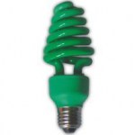 Лампа энергосберегающая Ecola Spiral Color 20W E27 Green(Z7CG20ECB)