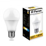Лампа светодиодная Feron LB-93 A60 12W E27 2700K 25489