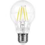 Лампа светодиодная Feron LB-56 филамент A60 5W E27 4000K 25544