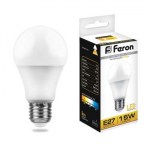 Лампа светодиодная Feron LB-94 A60 15W E27 2700K 25628