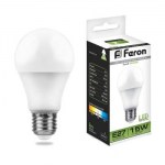 Лампа светодиодная Feron LB-94 A60 15W E27 4200K 25629