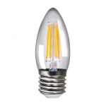 Лампа светодиодная Voltega Crystal LED Свеча 4W E27 4000K VG10-C1E27cold4W-F 8335