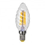 Лампа светодиодная Voltega Crystal LED Свеча витая 4W E14 2800K VG10-CC1E14warm4W-F 7002