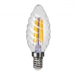 Лампа светодиодная Voltega Crystal LED Свеча витая 4W E14 4000K VG10-CC1E14cold4W-F 7003
