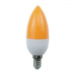 Лампа светодиодная Ecola Candle LED Color 2.6W E14 Yellow C4TY26ELB