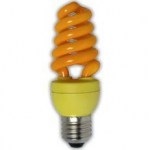Лампа энергосберегающая Ecola Spiral Color 15W E27 Yellow(Z7CY15ECB)