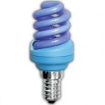 Лампа энергосберегающая Ecola Spiral Color 12W E14 Blue(Z4CB12ECB)