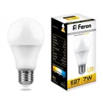 Лампа светодиодная Feron LB-91 A60 7W E27 2700K 25444