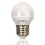 Лампа светодиодная Voltega Simple LED Шар 5.7W E27 4000K