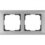 Рамка Werkel Metallic 2 поста глянцевый никель WL02-Frame-02